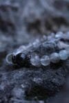 Green Rutilated Quartz mixed Phantom Quartz Bracelet(8mm)