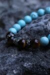 Turquoise mixed Tiger Eye Bracelet(8mm)
