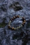 Tiger Eye mixed Rutilated Quartz Bracelet(8mm)
