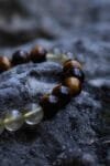 Tiger Eye mixed Rutilated Quartz Bracelet(8mm)