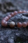 Sunstone mixed Phantom Quartz Bracelet(8mm)
