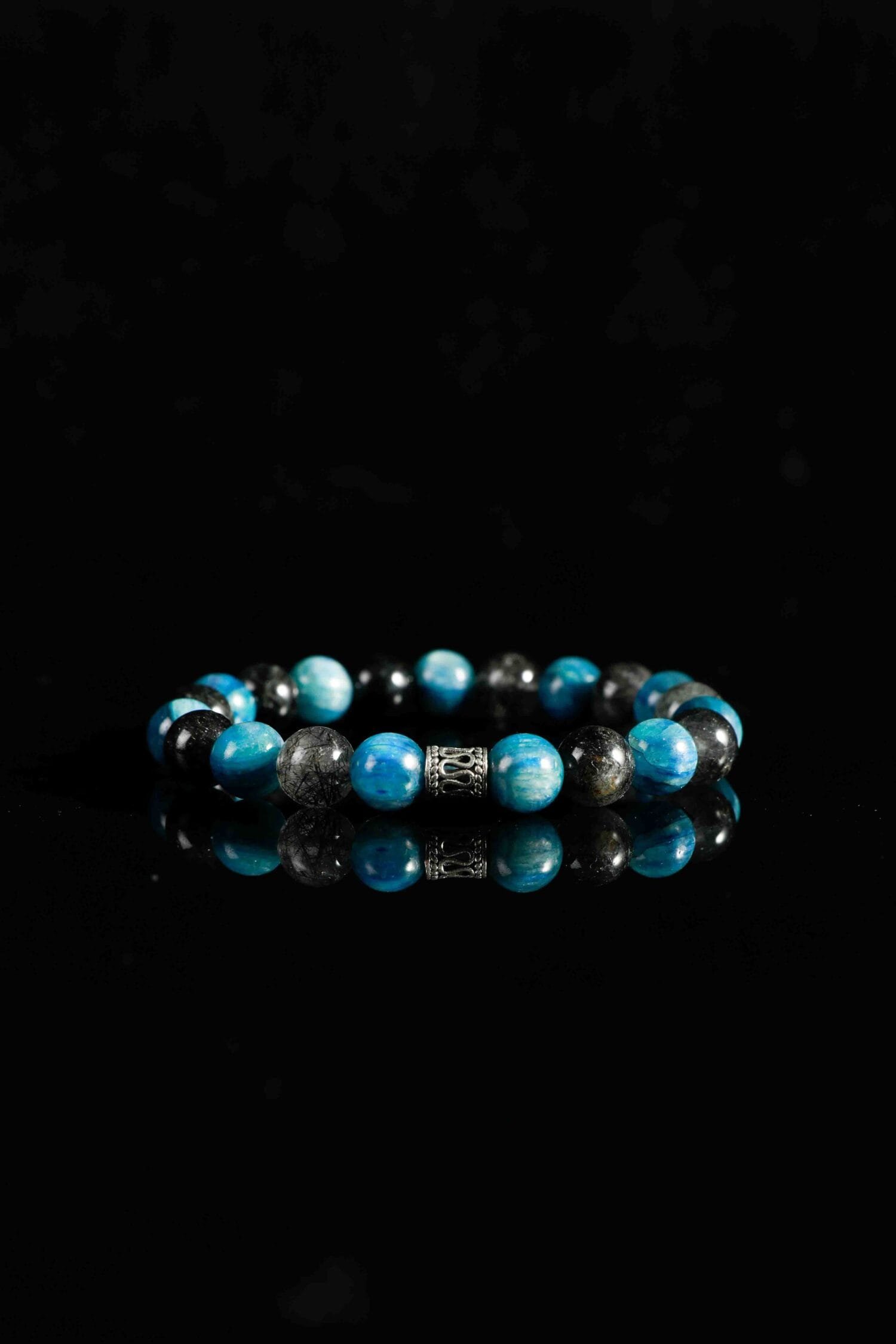 Kyanite mixed Black Super seven Bracelet(8mm)