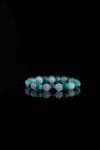Aquamarine mixed Malachite Bracelet(8mm)