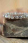 Gray Moonstone Bracelet(8mm)