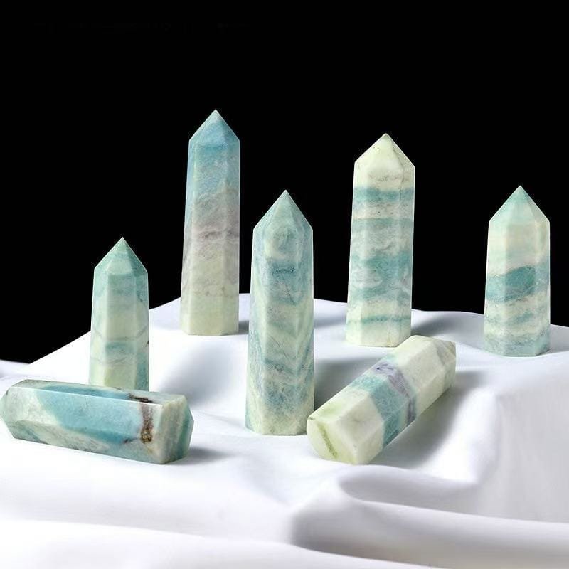 Blue Aragonite Tower : The Stone of Healing and Inner Peace