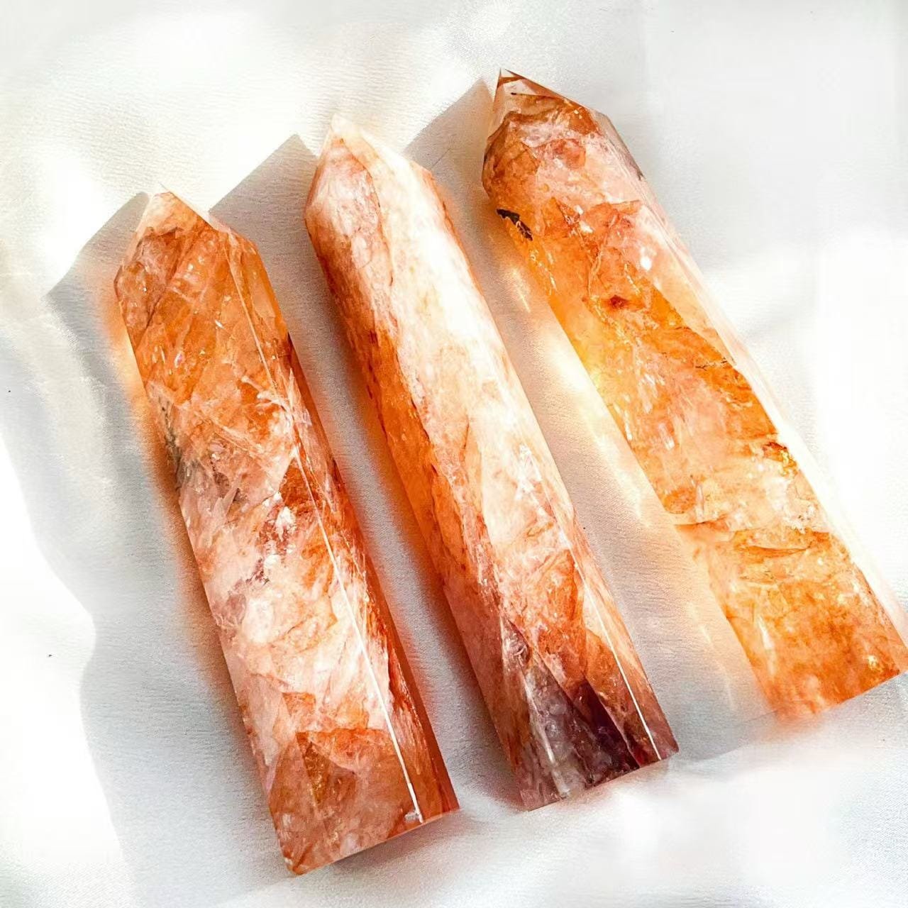 Yellow Hematoid Quartz Tower: The Stone of Clarity and Vitality