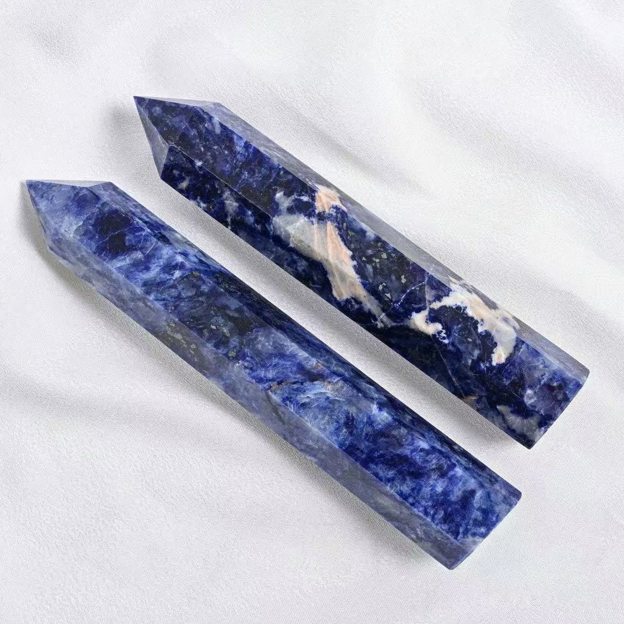 Blue Scheelite Tower: The Stone of Wisdom and Balance