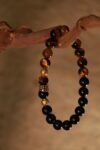 Tiger's Eye Mixed Obsidian Bracelet（8mm）