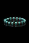 Turquoise mixed Garnet Bracelet（5mm）