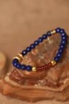 Lapis Lazuli mixed Garnet Bracelet(6mm)