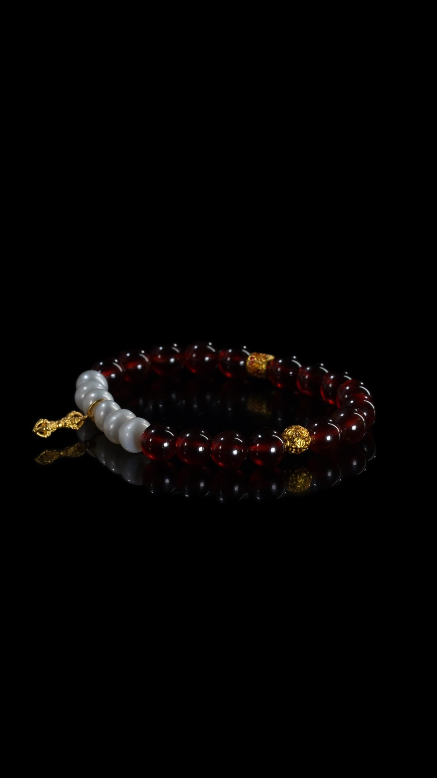 Garnet Mixed Pearl Bracelet