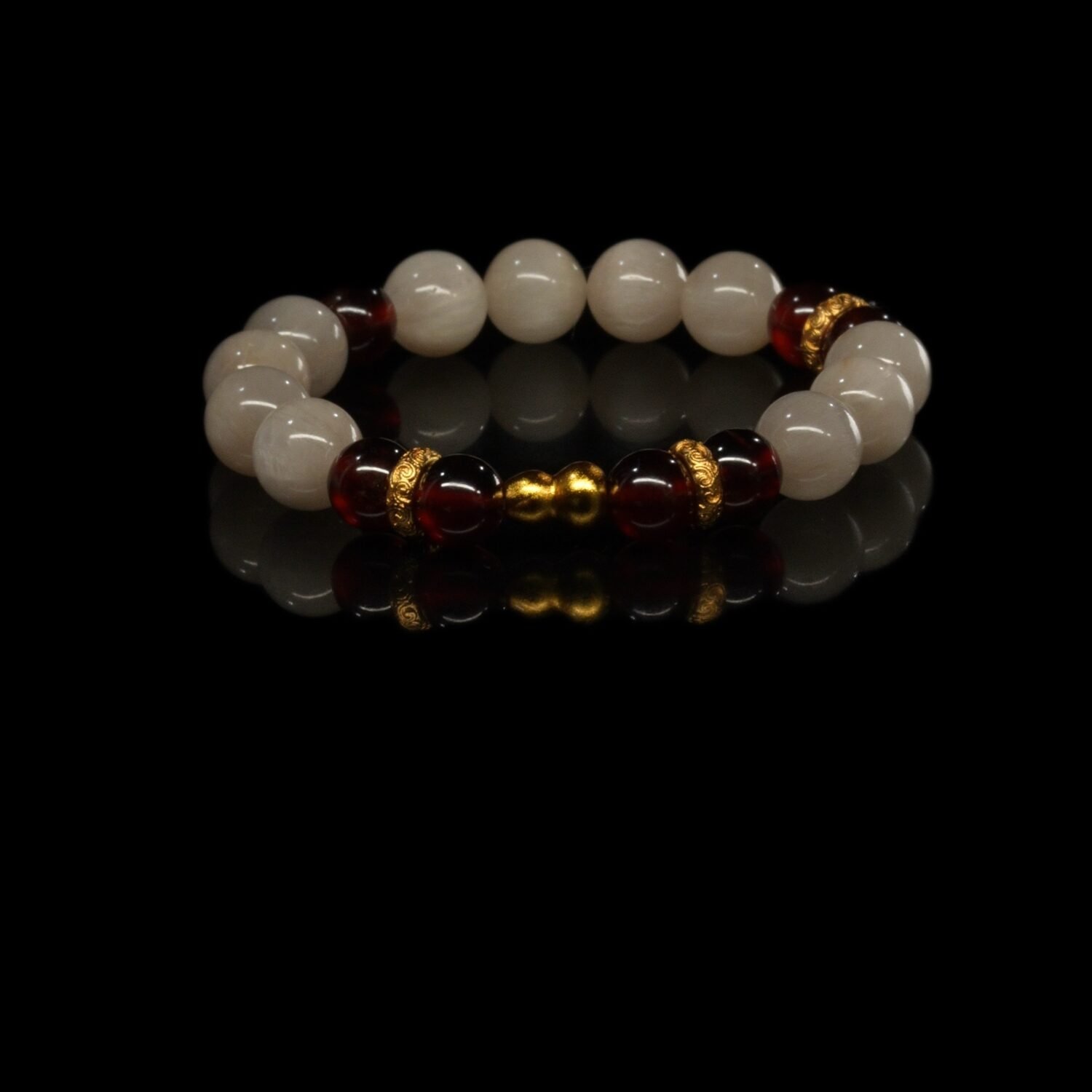 Rabbit Hair Quartz Mixed Garnet