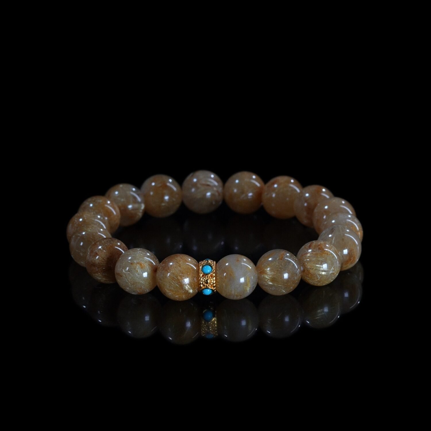 Golden Rutilated Quartz Bracelet
