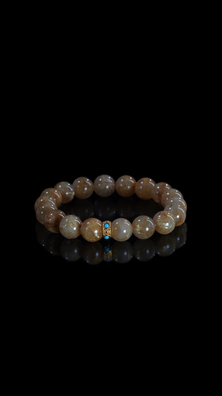 Golden Rutilated Quartz Bracelet
